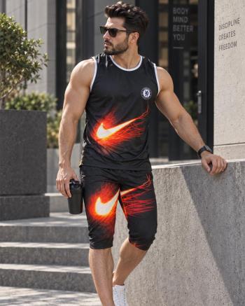 ست تاپ شلوارک nike مدل USA