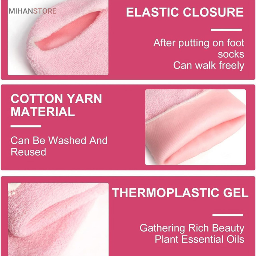 جوراب سیلیکونی ترک پا Spa Gel Socks