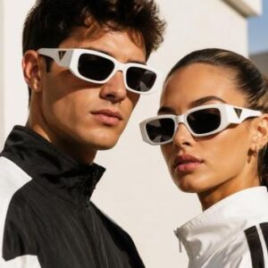 عینک اسپرت مدل PRADA ( فریم سفید )