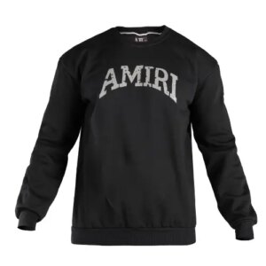 بلوز یقه گرد مردانه نرمال طرح دار اسپان نوک مدادی Amiri