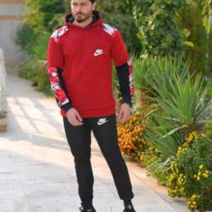 ست سویشرت شلوار مردانه مدل Herry (زرشکی) 6127