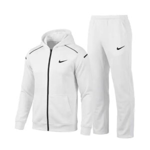 ست سویشرت و شلوار مردانه نرمال طرح دار اسپان سفید Nike