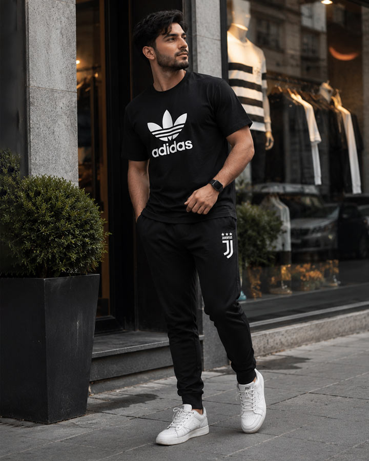 ست تیشرت و شلوار مردانه مدل Adidas - تصویر 5
