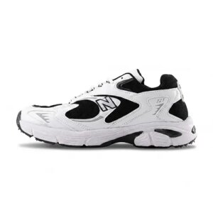 کفش مردانه اسپرت چرم مصنوعی سفید مشکی New Balance