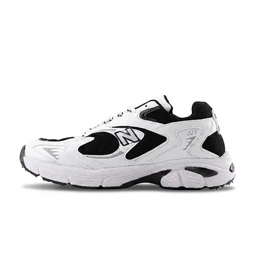 کفش مردانه اسپرت چرم مصنوعی سفید مشکی New Balance