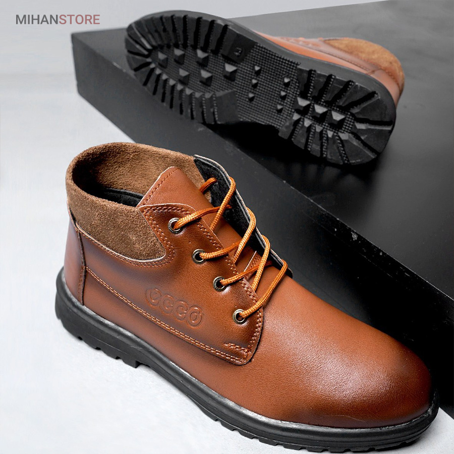 کفش نیم بوت مردانه Ecco مدل Brown