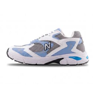 کفش مردانه اسپرت چرم مصنوعی سفید آبی New Balance