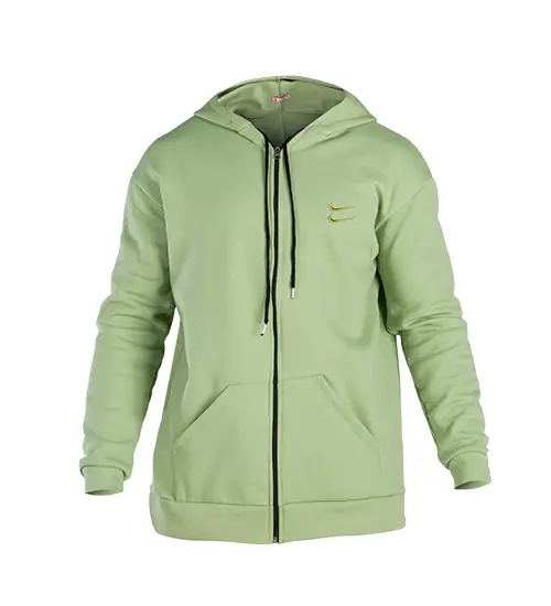 سویشرت مردانه نرمال ساده اسپان سبز روشن Nike