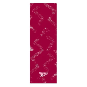 مت ورزشی مخمل ترک طرح لوزی زرشکی کد MAT-49
