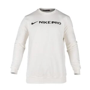 بلوز یقه گرد مردانه نرمال طرح دار اسپان سفید Nike