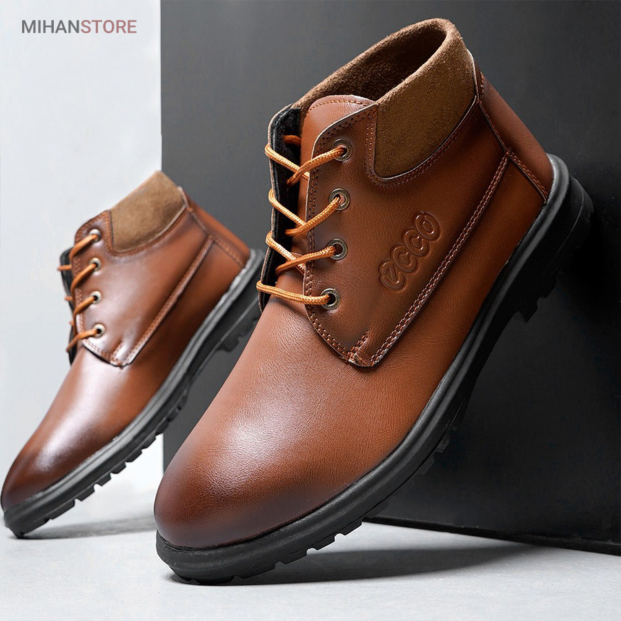 کفش نیم بوت مردانه Ecco مدل Brown
