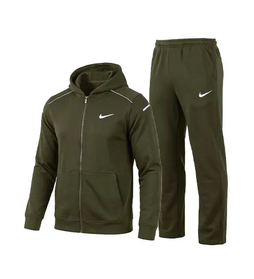 ست سویشرت و شلوار مردانه نرمال طرح دار اسپان سبز Nike