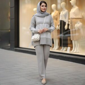 ست بلوز و شلوار بافت زنانه Benita_G مدل 3851