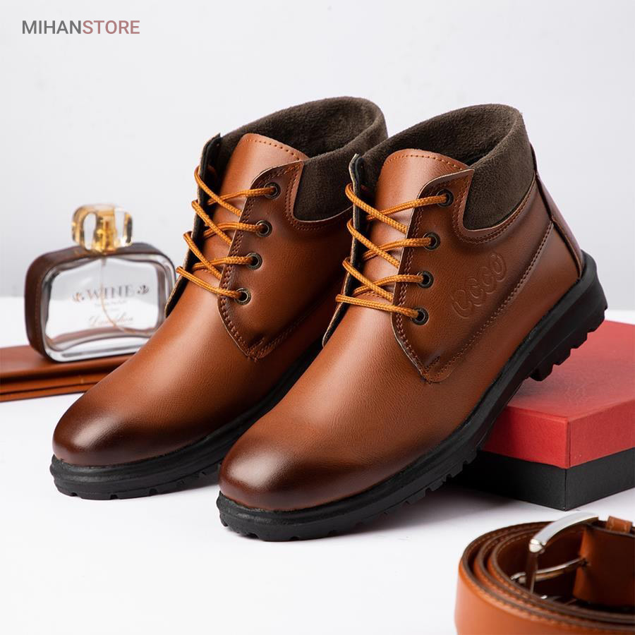 کفش نیم بوت مردانه Ecco مدل Brown