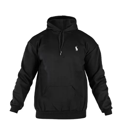 هودی مردانه نرمال ساده اسپان مشکی Polo