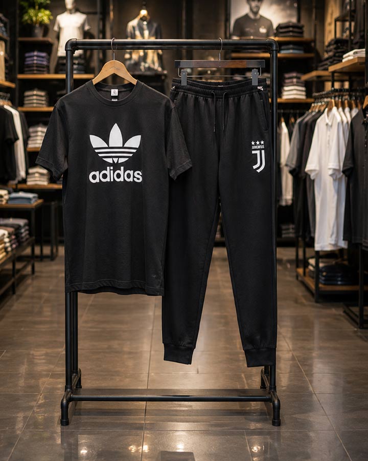 ست تیشرت و شلوار مردانه مدل Adidas - تصویر 6