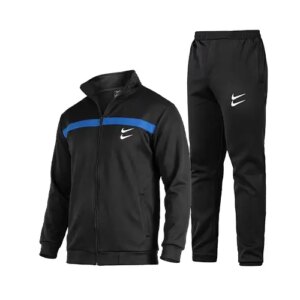 ست سویشرت و شلوار مردانه نرمال طرح دار اسپان مشکی Nike