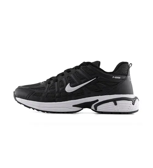 کفش مردانه اسپرت چرم مصنوعی مشکی سفید Nike