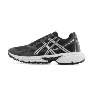 کفش مردانه اسپرت چرم مصنوعی مشکی طوسی Asics