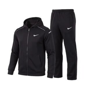 ست سویشرت و شلوار مردانه نرمال طرح دار اسپان مشکی Nike