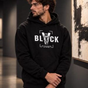 هودی مردانه مدل BLACK مدل THE