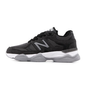 کفش مردانه اسپرت چرم مصنوعی مشکی New Balance