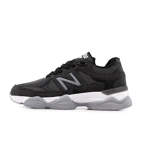 کفش مردانه اسپرت چرم مصنوعی مشکی New Balance