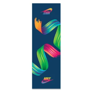 مت ورزشی مخمل ترک طرح قلم موی رنگین کمان کد MAT-25