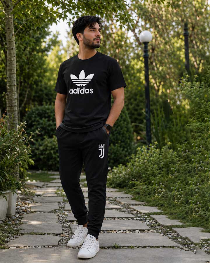 ست تیشرت و شلوار مردانه مدل Adidas - تصویر 2
