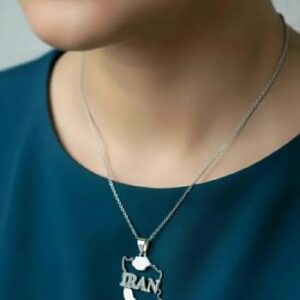 گردنبند نقره ای ایران