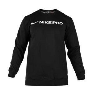 بلوز یقه گرد مردانه نرمال طرح دار اسپان مشکی Nike
