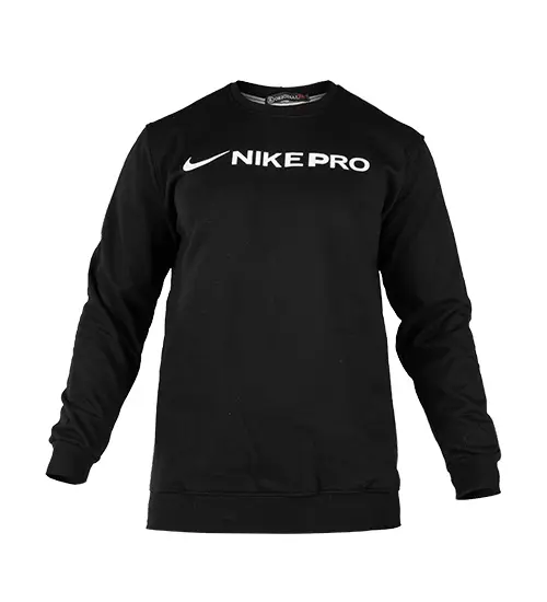 بلوز یقه گرد مردانه نرمال طرح دار اسپان مشکی Nike