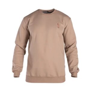 بلوز یقه گرد مردانه نرمال ساده اسپان کرم Polo
