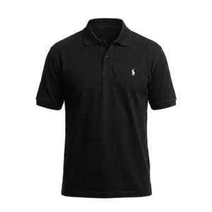 پولوشرت مردانه نرمال ساده جودون پنبه مشکی Polo