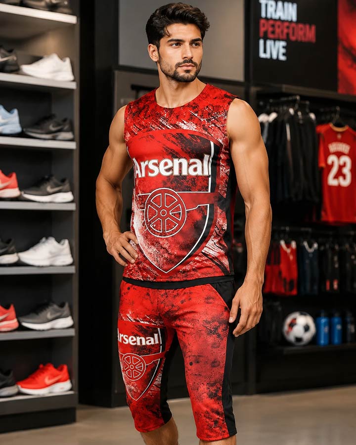 ست تاپ و شلوارک مردانه مدل Arsenal - تصویر 2