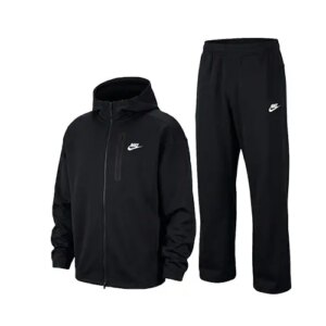 ست سویشرت و شلوار مردانه نرمال ساده اسپان مشکی Nike
