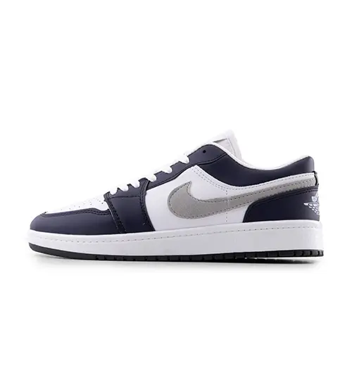 کفش مردانه روزمره چرم مصنوعی سفید سرمه ای Nike