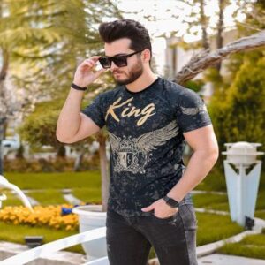 تیشرت مردانه مدل King