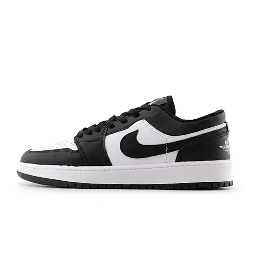 کفش مردانه روزمره چرم مصنوعی مشکی سفید Nike